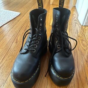 Dr. Martens Black Platform Boots